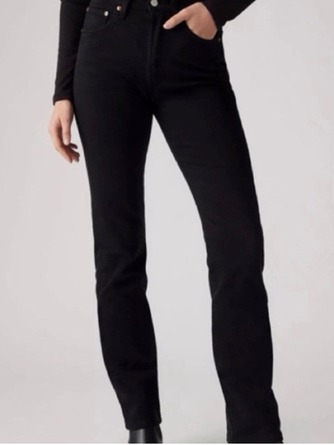 Levi’s 501 Original Straight Leg Black Jeans Nwt
